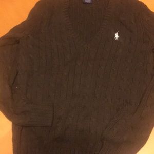 Authentic brown Ralph Lauren polo sweater